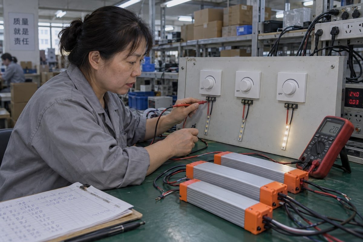 TRIAC semiconductors leak 1-5 mA current causing LED strips to glow when off (ID#2)