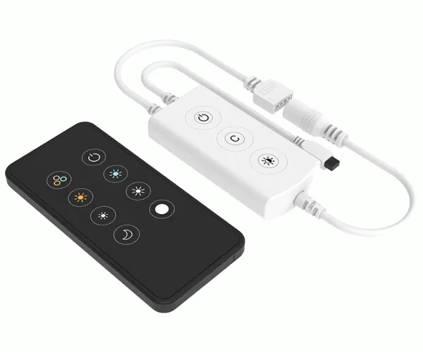 2ch 2a 5 24vdc 3 button wifi ir cct cv led controller f2 dwtrc2 tuya app.gif