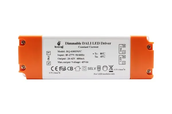 Dimmable DALI Constant Current LED Drivers 24W 600mA