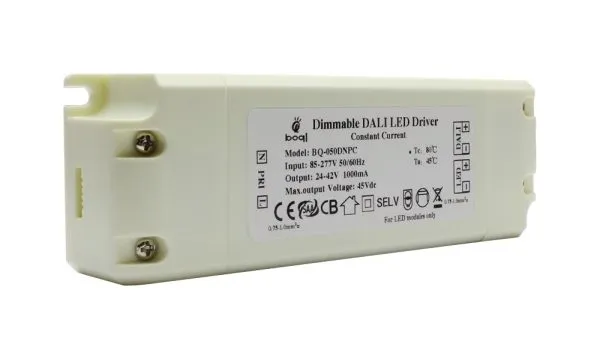 Constante stroom dimbare DALI LED-drivers 48W 1000mA